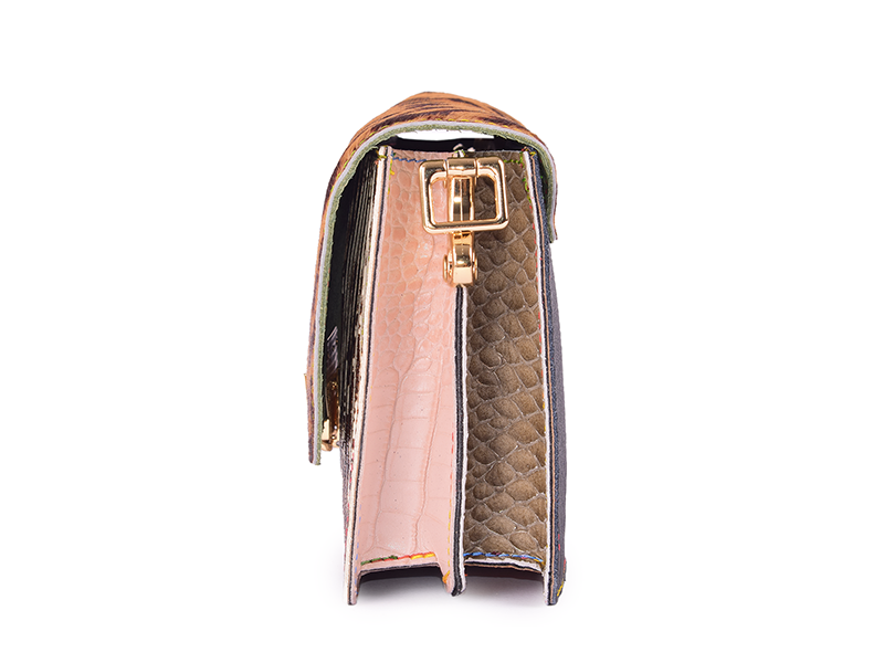 Sunday Bag - Borsa a tracolla in pelle patchwork