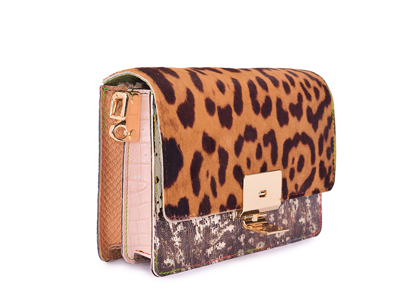 Sunday Bag - Borsa a tracolla in pelle patchwork