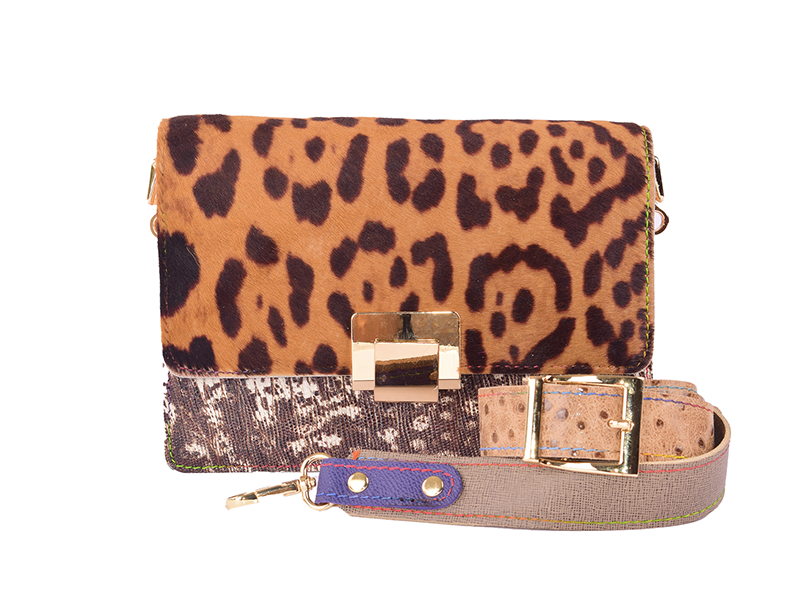 Sunday Bag - Borsa a tracolla in pelle patchwork