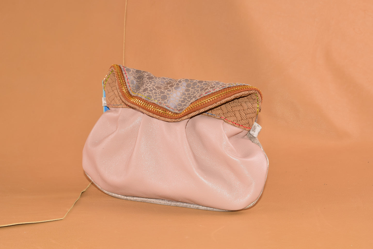La danseuse sur corde - Sac à main patchwork en cuir